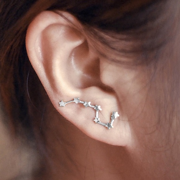 Jewelry - CLEARANCE!  Silver Big Dipper Ear Crawlers